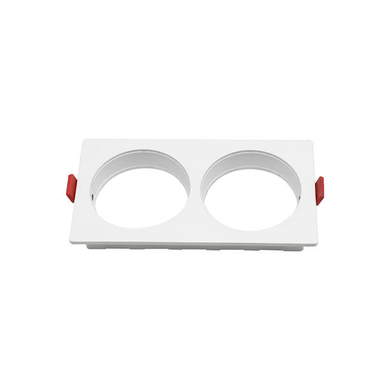 Aluminiumlegierte Glühlampenleuchten Einbauteile für GU10 MR16-LED-Strahler