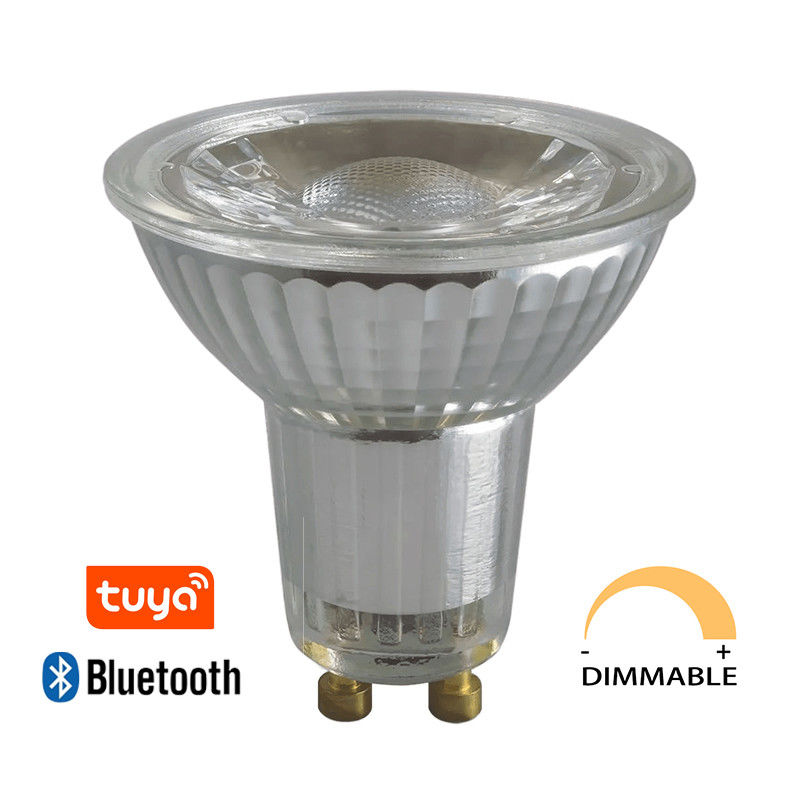 Teco WIFI Steuerung Smart Low Watt Gu10 Glühbirnen Tuya CCT Farbe 5W Ra80 Dimmbar Langlebigkeit