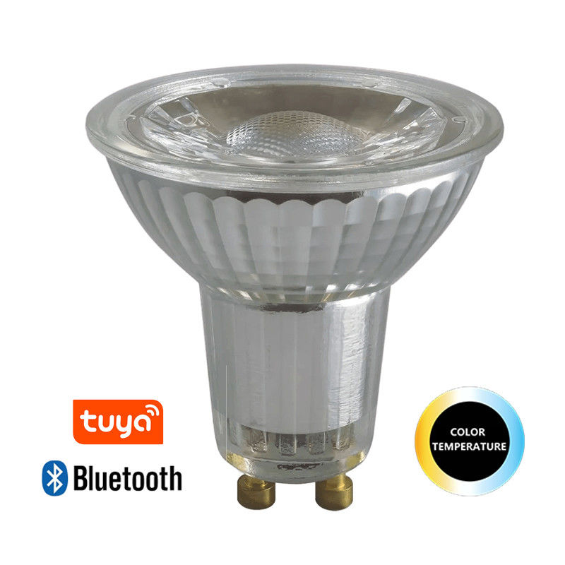 Teco WIFI Steuerung Smart Low Watt Gu10 Glühbirnen Tuya CCT Farbe 5W Ra80 Dimmbar Langlebigkeit