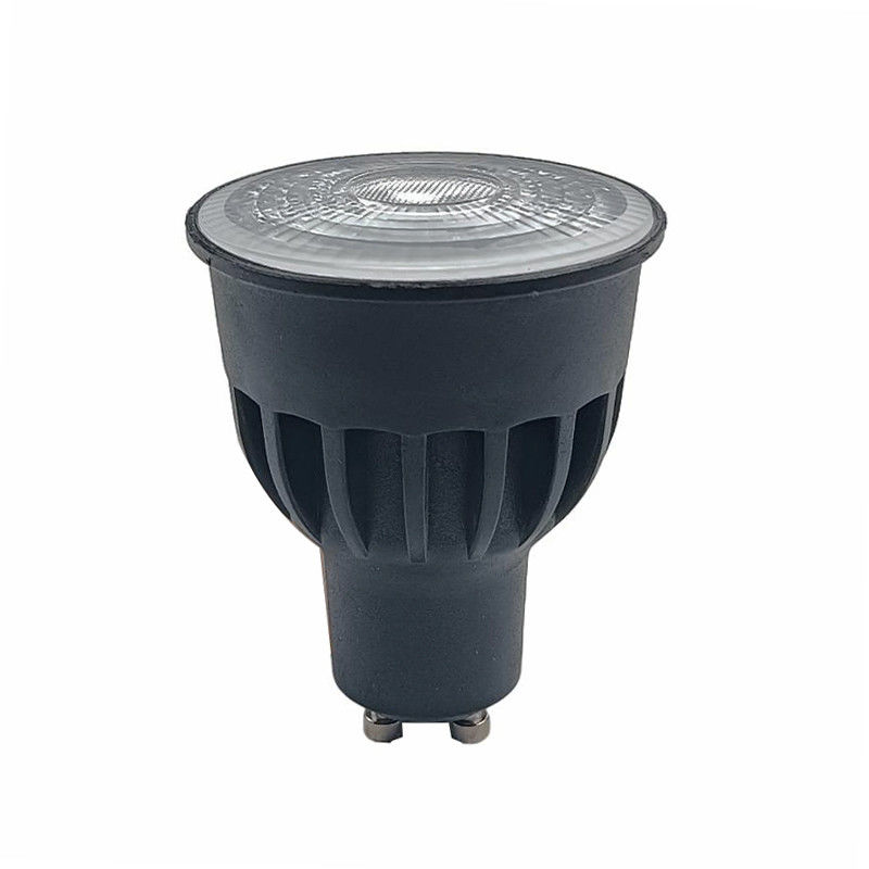 Nicht dimmbare 8w GU10 LED-Glühlampen Innenraum Schwarz GU10 Scheinwerfer 24D Strahlwinkel 630 Lm