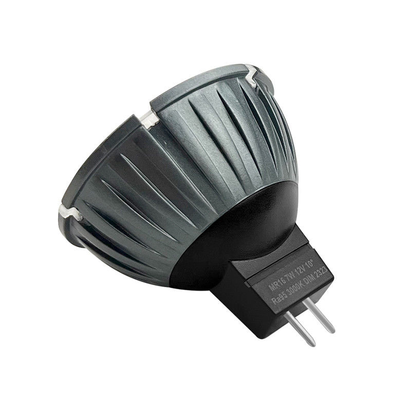 7W MR16 Niederspannungslampen Pwm Dimming GU5.3 3000K CRI 98 mit 3-jähriger Garantie
