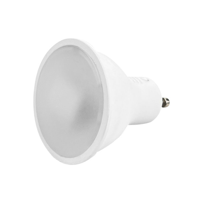 7W 3000k 100-240V LED Mikrowellen-Induktionsradarlampe, Korridor und Treppe Kunststoffbeschichtete Aluminium, Breitspannungskonstante, intelligente Radar-Induktionslampe GU10