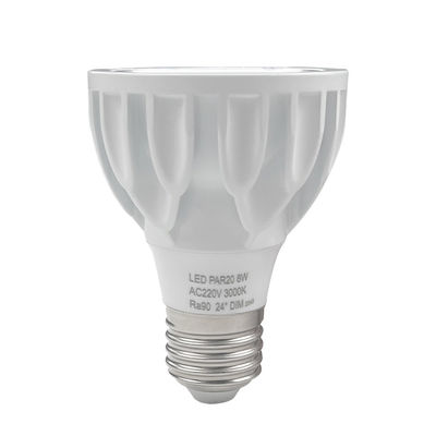 24 Grad 3000k PAR20 Led Scheinwerfer Glühbirne Warme weiße Farbe E27 Basis 8watt