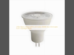 230V warme weiße MR16 LED-Glühlampen 6000K nicht dimmbare Gu5.3 Scheinwerfer